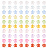 100Pcs 10 Colors Transparent Acrylic Beads TACR-TA0001-44-2