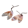 Natural Amethyst Lace Agate Pendants G-S398-03G-2