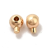 Brass Crimp Beads X-KK-Q773-05G-1