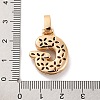 Brass Micro Pave Cubic Zirconia Pendants KK-C076-29G-G02-3