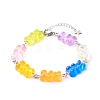 Handmade Resin Link Bracelet & Necklace Set SJEW-JS01205-5