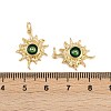 Brass Enamel Pendants KK-L240-12G-4