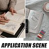 12Pcs 2 Style Tibetan Style Alloy Bookmarks Findings with Hole FIND-SC0006-55-5