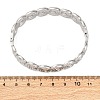 Spiral 304 Stainless Steel Bangles for Women BJEW-Q045-03P-3