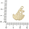 Alloy Enamel Pendants with Rhinestone FIND-Z070-07G-06-3