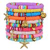 Stretch Charm Bracelets Sets BJEW-SZ0001-001-1