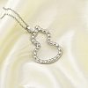 304 Stainless Steel Pendant Necklace NJEW-K255-20P-2