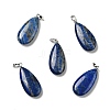 Natural Lapis Lazuli Pendants G-P474-01P-05-1