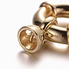 Brass Spring Ring Clasps LS-KK-O091-01G-NR-2