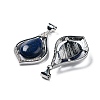 Natural Lapis Lazuli Teardrop Pendants G-A093-01P-02-2