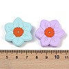 Flower Food Grade Silicone Focal Beads SIL-A011-02D-3