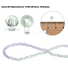 10 Strands Transparent Gradient Color Glass Beads Strands GLAA-CJ0002-09A-2