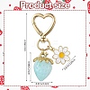Acrylic Strawberry Pendant Decoration HJEW-SW00120-05-2