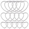 SUNNYCLUE 60Pcs 3 Style 304 Stainless Steel Linking Ring STAS-SC0004-19-1