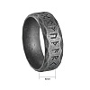 Viking Rune Stainless Steel Finger Rings for Men WGDF4AB-57-2