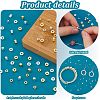 120Pcs 4 Styles Rack Plating Brass Beads KK-PH0010-68-4