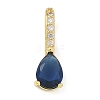 Brass Micro Pave Cubic Zirconia Pendants KK-U050-05G-01-2