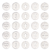 50Pcs 5 Style Manual Polishing 304 Stainless Steel connector Charms STAS-UN0035-89-1