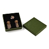 Cardboard Paper Jewelry Storage Boxes with Sponge CON-P023-01E-01-3