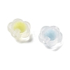 Frosted Transparent Acrylic Beads OACR-A032-16-2