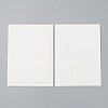 Simple Rectangle Paper Greeting Cards DIY-WH0265-93-1