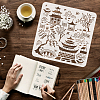 Large Plastic Reusable Drawing Painting Stencils Templates DIY-WH0172-725-3