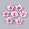 Flower Acrylic Bead Caps SACR-T017-51C-1