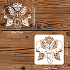 Large Plastic Reusable Drawing Painting Stencils Templates DIY-WH0172-781-2