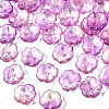 Transparent Spray Painted Glass Beads GLAA-Q089-003-G003-1