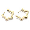 304 Stainless Steel Huggie Hoop Earrings STAS-R115-23G-2
