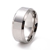 Non-Tarnish 201 Stainless Steel Plain Band Ring for Women RJEW-I089-13P-1