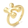 Brass Open Cuff Rings RJEW-U008-06K-G-1