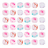 60Pcs Transparent Acrylic Beads OACR-TA0004-88E-2