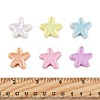 40Pcs UV Plating Opaque Acrylic Beads OACR-FS0002-26-5
