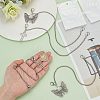 4Pcs 2 Styles Alloy Shoe Decoration Chain AJEW-FG0003-81B-3