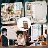 Rectangle Acrylic Table Card Stands Display Holder ODIS-WH0081-19-5