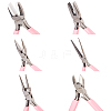 SUNNYCLUE 45# Carbon Steel Jewelry Plier Sets PT-SC0001-09-1