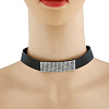 Imitation Leather Choker Necklaces NJEW-N0050-20A-3