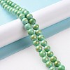 Natural Mashan Jade Beads Strands G-F670-A27-8mm-4