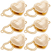 8Pcs Brass Interlocking Clasps KK-BBC0019-68-1