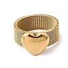 304 Stainless Steel Finger Rings for Women RJEW-K258-11G-4