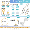 SOFPLATE DIY Glass Beaded Bracelets & Earrings Jewelry Making Kit DIY-SP0001-20E-2