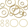 15Pcs 3 Styles 304 Stainless Steel Open Jump Rings STAS-YW0011-26-1
