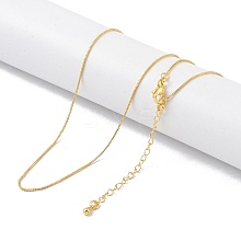 Brass Chain Necklaces NJEW-P309-10G