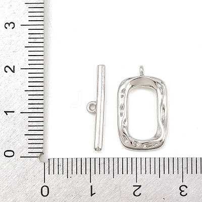 Brass Toggle Clasps KK-G548-41P-03-1