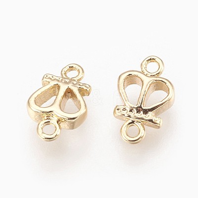 Brass Links connectors X-KK-T014-74G-1