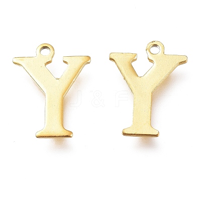 PVD Vacuum Plating  304 Stainless Steel Charms STAS-H112-Y-G-1