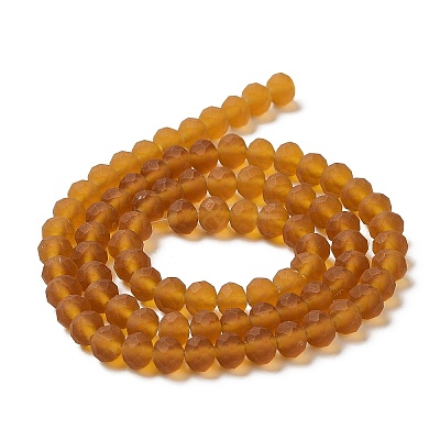 Transparent Glass Beads Strands EGLA-A034-T10mm-MD02-1