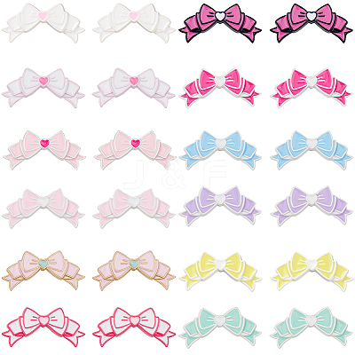 24Pcs 12 Colors Opaque Alloy Beads FIND-SC0011-87-1