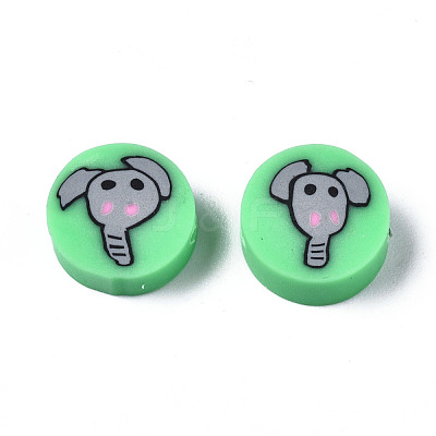 Handmade Polymer Clay Beads CLAY-N008-036C-1